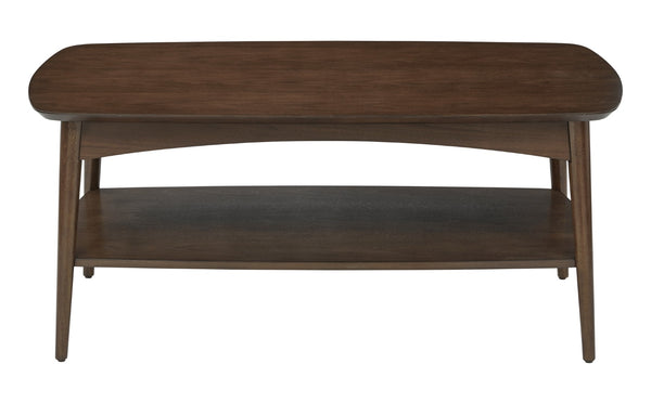 OSP Home Furnishings Copenhagen Coffee Table Walnut
