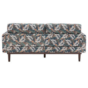 English Elm Modern Chenille Loveseat with Pocket Spring Cushions and Rubberwood Legs for Living Room Green N763P347228F