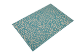 Christopher Knight Home® - Noble House - Claus Indoor Floral 5 X 8 Area Rug, Blue and Ivory