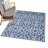 Christopher Knight Home® - Noble House - Jacyntha Indoor Geometric 5 X 8 Area Rug, Navy and Ivory