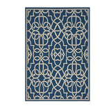 Christopher Knight Home® - Noble House - Jacyntha Indoor Geometric 5 X 8 Area Rug, Navy and Ivory