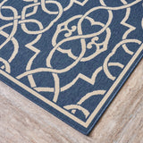 Christopher Knight Home® - Noble House - Jacyntha Indoor Geometric 5 X 8 Area Rug, Navy and Ivory