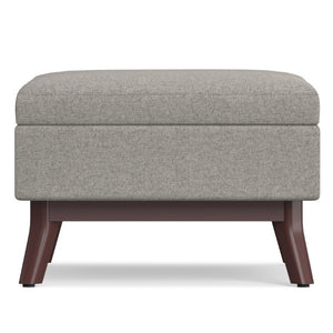34 Inch Cloud Upholstered Storage Ottoman Plush Seat for Living Room Comfort