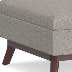 34 Inch Cloud Upholstered Storage Ottoman Plush Seat for Living Room Comfort