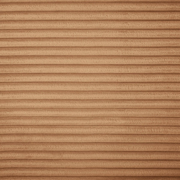 Meridian Furniture Shaggy Corduroy Modular Sofa Plush Performance Fabric Stain Resistant Living Room Seating Saddle 109 inches 641Saddle-S109