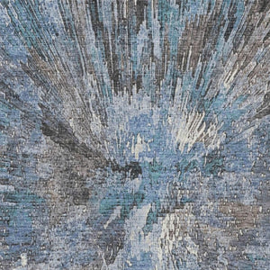 Abstract Washable Polyester Area Rug for Indoor Outdoor Patios Entryways and Living Spaces