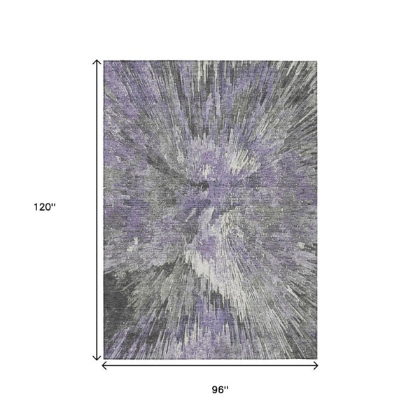 Abstract Washable Polyester Area Rug for Indoor Outdoor Patios Kitchens and Living Rooms