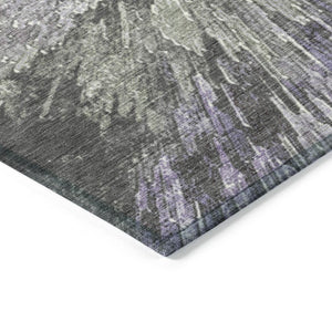 Abstract Washable Polyester Area Rug for Indoor Outdoor Patios Kitchens and Living Rooms