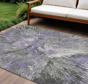 Abstract Washable Polyester Area Rug for Indoor Outdoor Patios Kitchens and Living Rooms