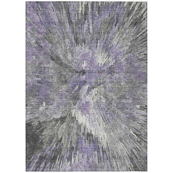 Abstract Washable Polyester Area Rug for Indoor Outdoor Patios Kitchens and Living Rooms