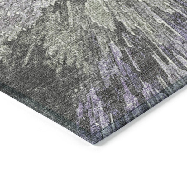 Abstract Washable Polyester Area Rug for Indoor Outdoor Patios Kitchens and Living Rooms