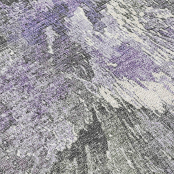Abstract Washable Polyester Area Rug for Indoor Outdoor Patios Kitchens and Living Rooms