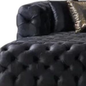 Tufted Velvet Modular U-shaped Sectional Sofa with Chaise Lounge and Accent Throw Pillows