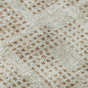 Geometric Washable Polyester Area Rug Low Pile Stain Resistant Indoor Outdoor Felt Back