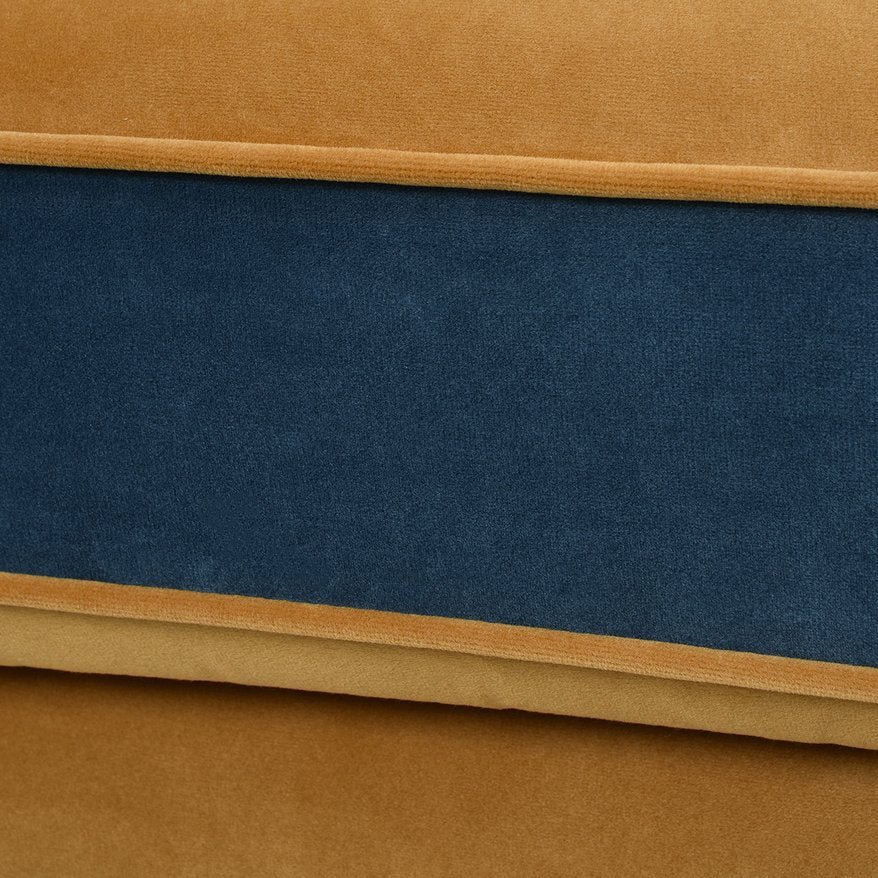 English Elm Jennifer Taylor Home - Anya Boho Chic Wingback Accent Chair - Vibrant Floral & Leopard Print In Blue-Teal & Yellow-Gold B2719P238252