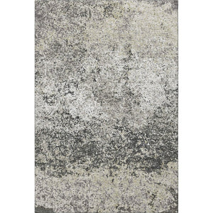 Abstract Washable Polyester Area Rug for Indoor Outdoor Living Spaces in Gray Charcoal Tones
