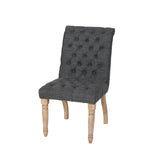 Christopher Knight Home® - Noble House - Fieldmaple Tufted Fabric Dining Chair (Set Of 2)