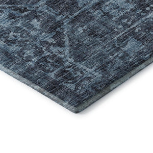 Tribal Polyester Area Rug Washable Indoor Outdoor Low Pile for Patio or Living Room
