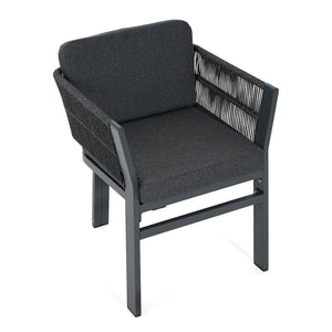 English Elm 7-piece Outdoor Acacia Wood Dining Set with Rope-woven Aluminum Chairs and Cushions 64274.00_N779P368549G-3