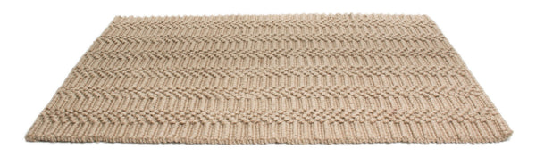 HomeRoots 5' X 7' Hand-Woven Jute Area Rug - Modern Abstract Design, Unique Artisan Craftsmanship & Durability 642836