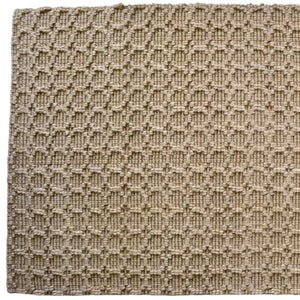 HomeRoots 6' Hand-Woven Natural Jute Area Rug - Modern Geometric Design for Stylish and Cozy Spaces 642838