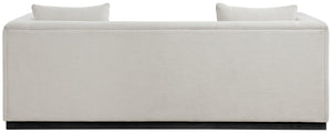 Alfie Beige Linen Textured Fabic Sofa 642Beige-S Meridian Furniture