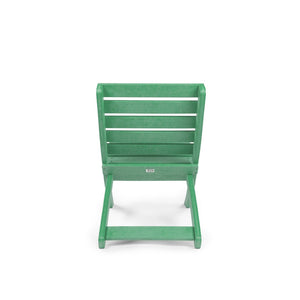 English Elm Grandcourt Recycled Hdpe Outdoor Folding Chair with Marine Grade Hardware for Patio Use Green B2745P409668