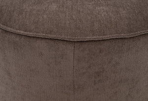 Vale Performance Fabric Ottoman with Ash Wood Plinth Base for Living Room Seating