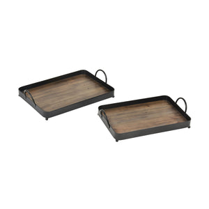 Gerrard Tray - Set of 2 Natural 643323 Elk Home