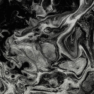 HomeRoots 10' X 14' Stylish Black and Ivory Abstract Rug - Washable, Durable, Indoor/Outdoor, Pet-Friendly Design 643528