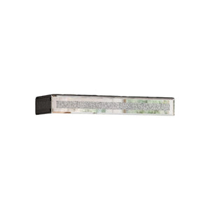 HomeRoots Set of Six Silver Mirrored Floating Shelves with Faux Crystals - Glamorous Wall Display Solution! 643670