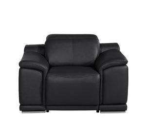 48 Inch Genuine Leather Power Wall Hugger Recliner with Usb Charging for Living Room