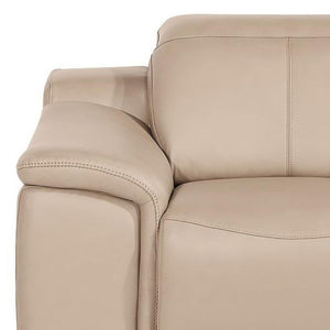 48 Inch Genuine Leather Power Wall Hugger Recliner with Usb Charging for Living Room