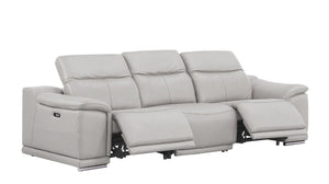 Two Piece Genuine Leather Sectional Sofa Set for Modern Living Room Comfort