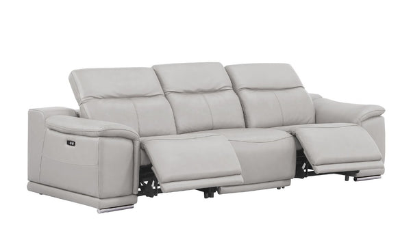 Two Piece Genuine Leather Sectional Sofa Set for Modern Living Room Comfort