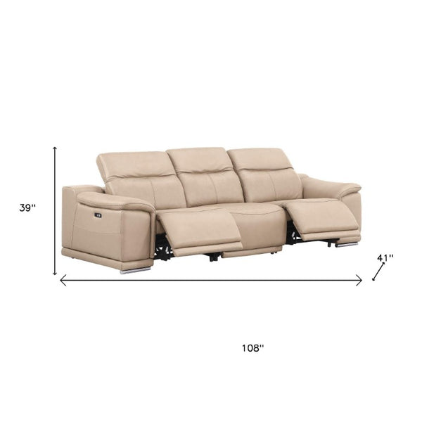 Three Piece Genuine Leather Sectional Sofa Set for Elegant Five Seat Living Room Comfort
