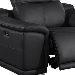 Three Piece Genuine Leather Sectional Sofa Set for Elegant Five Seat Living Room Comfort