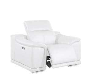 Three Piece Genuine Leather Sectional Sofa Set for Elegant Five Seat Living Room Comfort