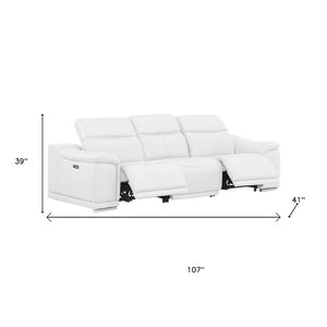 Three Piece Genuine Leather Sectional Sofa Set for Elegant Five Seat Living Room Comfort