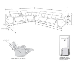 HomeRoots Beige Modular L-Shaped Sectional Sofa Set with Console – 7-Piece Leather Comfort for Modern Living 643901