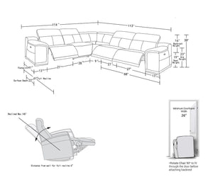 HomeRoots White Leather Modular L-Shaped Sectional Sofa - Luxurious Comfort & Versatile Design for Any Space 643952
