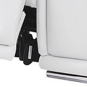 HomeRoots White Leather Modular L-Shaped Sectional Sofa - Luxurious Comfort & Versatile Design for Any Space 643952