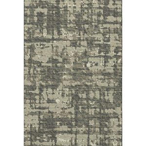 HomeRoots 5' X 8' Abstract Washable Area Rug in Brown and Beige - UV Protected, Durable, Stylish for Any Room 644079