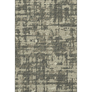 HomeRoots 10' X 14' Brown And Beige Abstract Area Rug - Stylish, Washable, UV-Protected for Busy Homes 644083