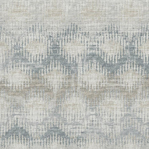 HomeRoots 5' X 8' Stylish Linen & Ivory Abstract Area Rug - Washable, UV Protected, Stain Resistant & Cozy 644152