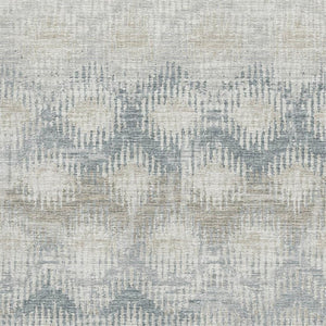 HomeRoots 10' X 14' Linen and Ivory Abstract Area Rug – Stylish, Washable, UV Protected for Busy Homes 644156