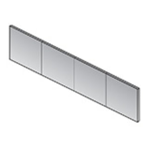 OSP Home Furnishings Napa Laminate Cabinet Doors Set of Four Modern Kitchen and Bathroom Cabinetry Upgrade NAP-4DW-NAS