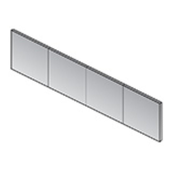 OSP Home Furnishings Napa Laminate Cabinet Doors Set of Four Modern Pre-finished Kitchen and Bath Upgrade NAP-4DW-SGW