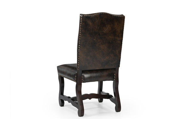HomeRoots Five-Piece Brown Round Solid Wood Dining Set: Comfort, Durability & Timeless Style for Any Occasion 644507