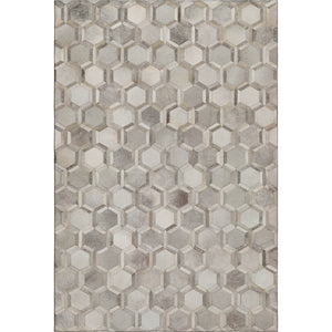 HomeRoots 10' Gray Ivory and Beige Geometric Area Rug - Washable, UV Protected, Stain Resistant for Homes 644634